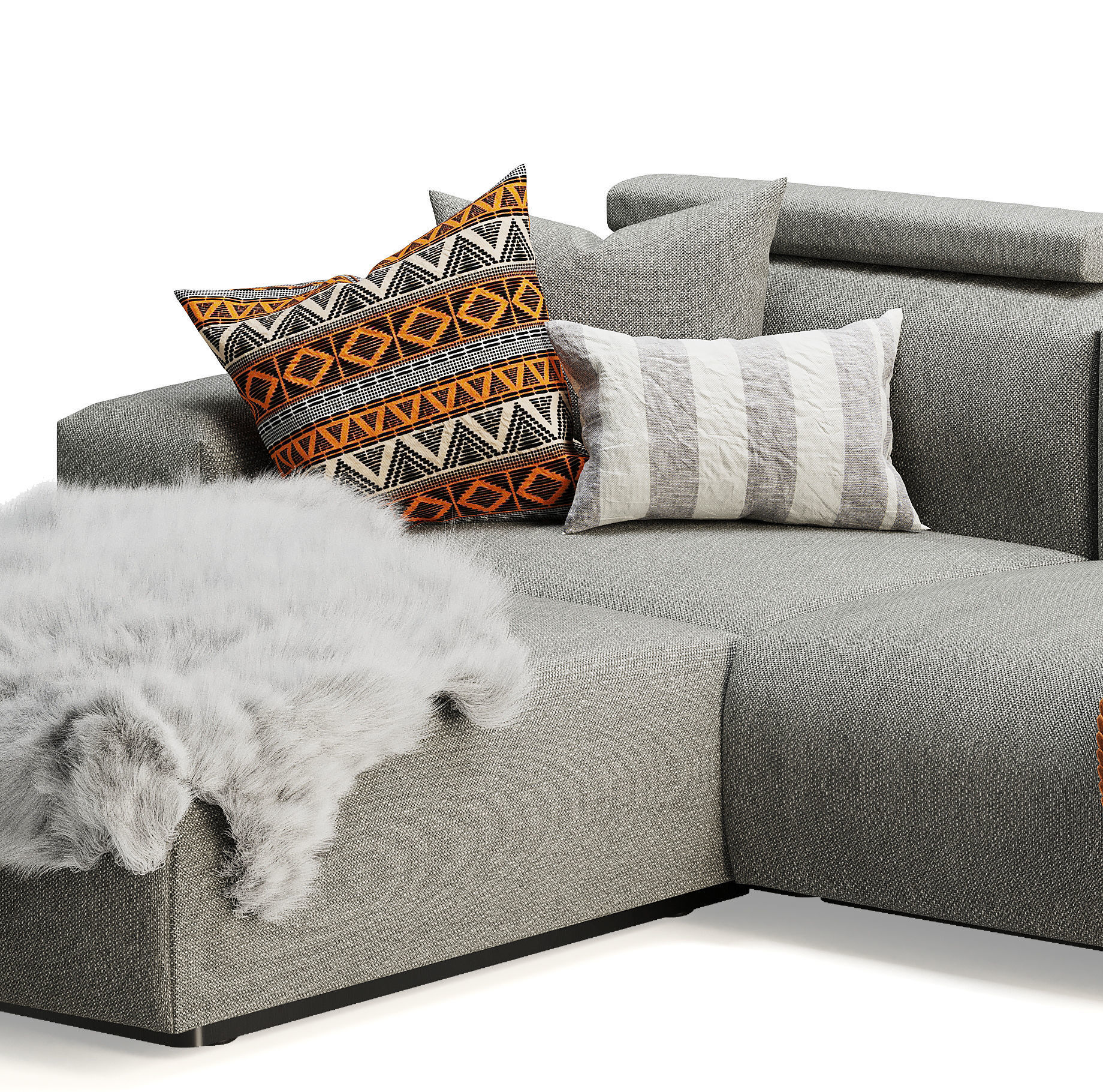 Vitra Soft Modular Sofa 3D model_5