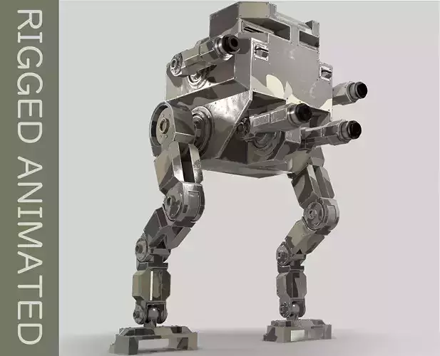 Mech 10  - The Boy Low-poly 3D model