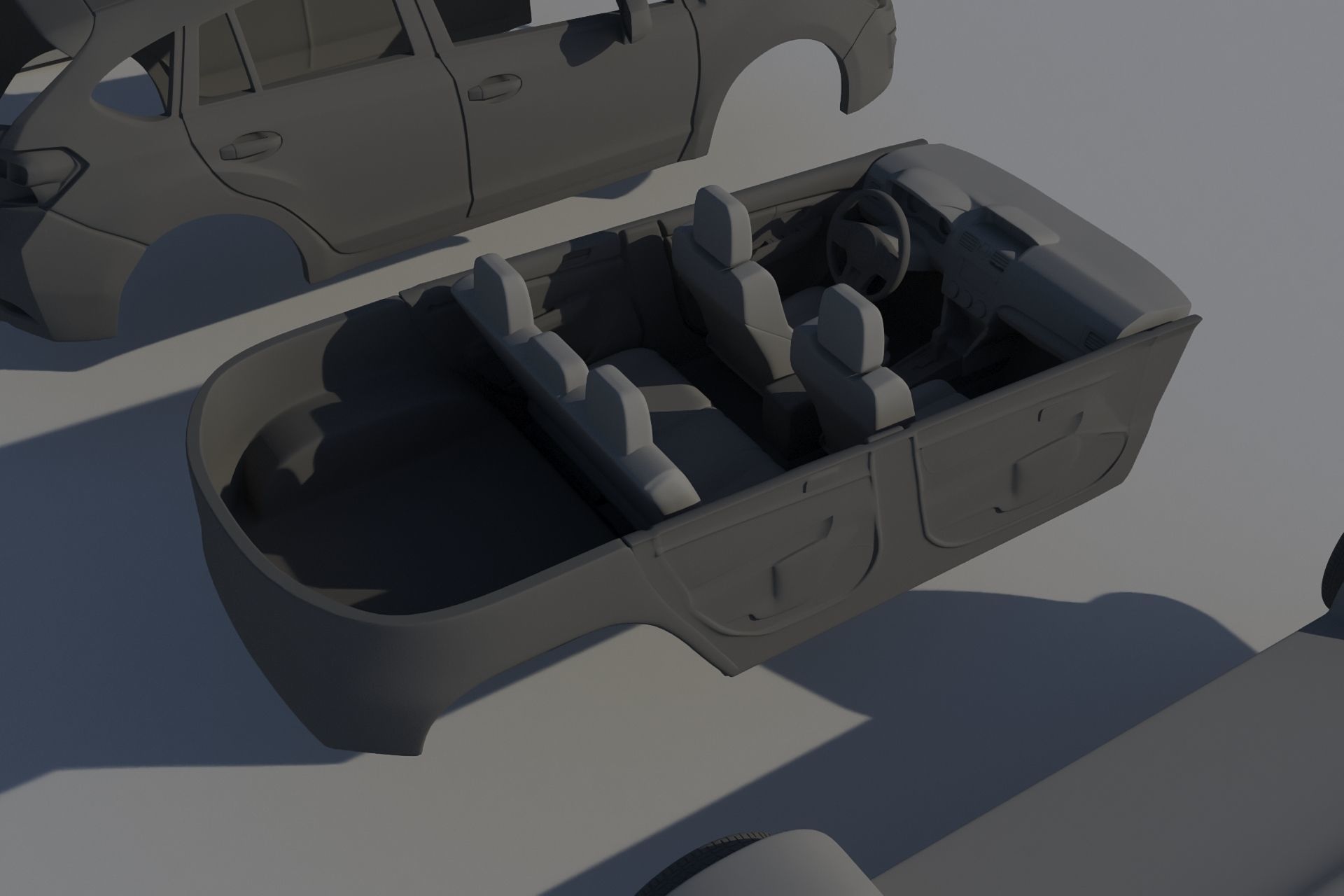 Subaru Impreza 2013 Hatchback  3D print model_16
