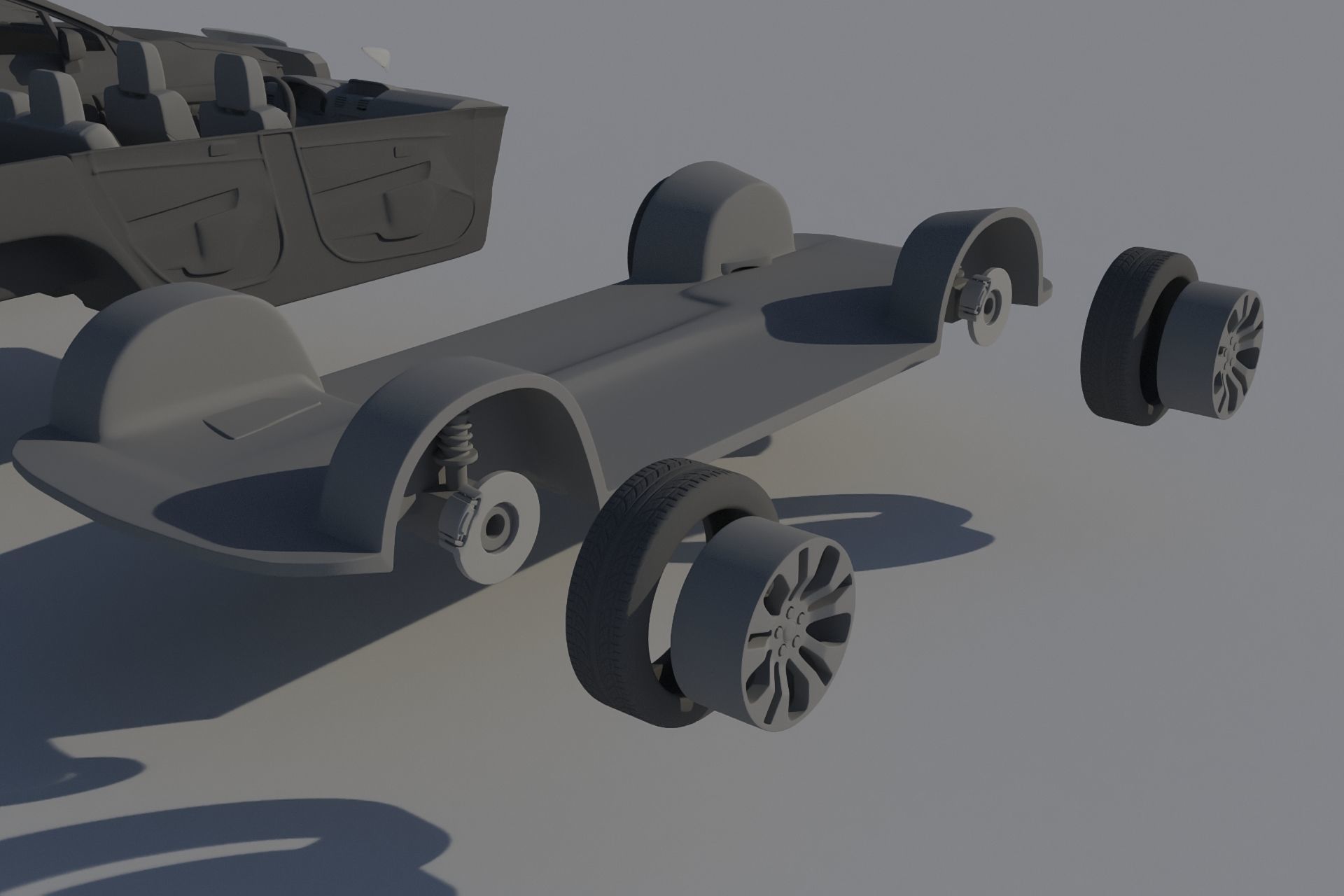 Subaru Impreza 2013 Hatchback  3D print model_15