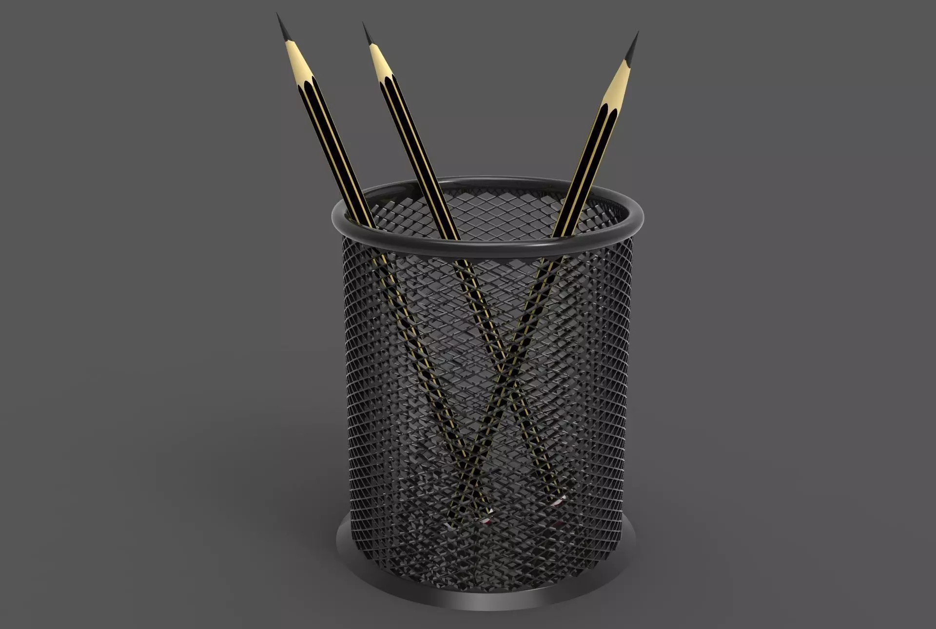 Pen Holder 3D model_0