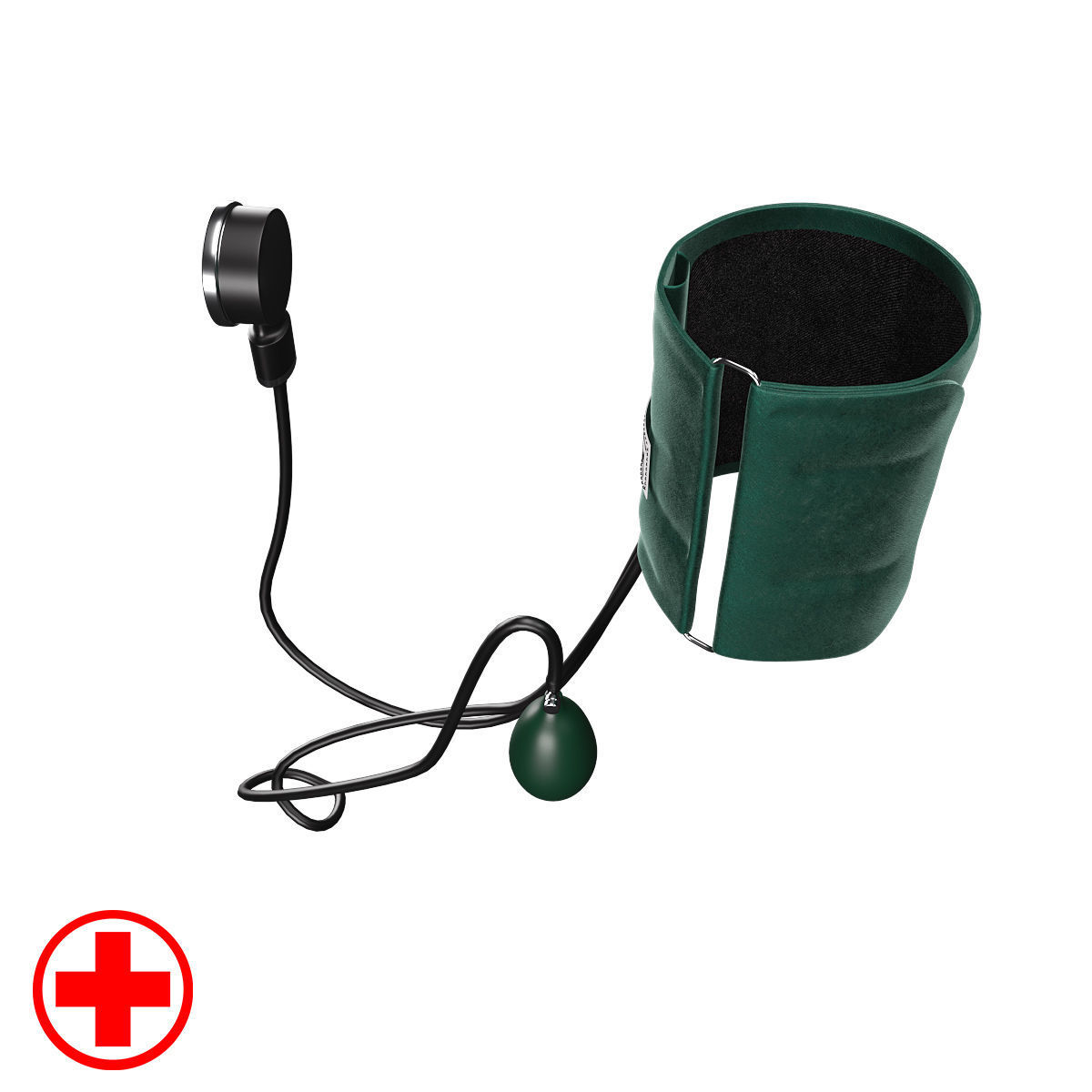 Sphygmomanometer 3D model blood pressure 3D model_7