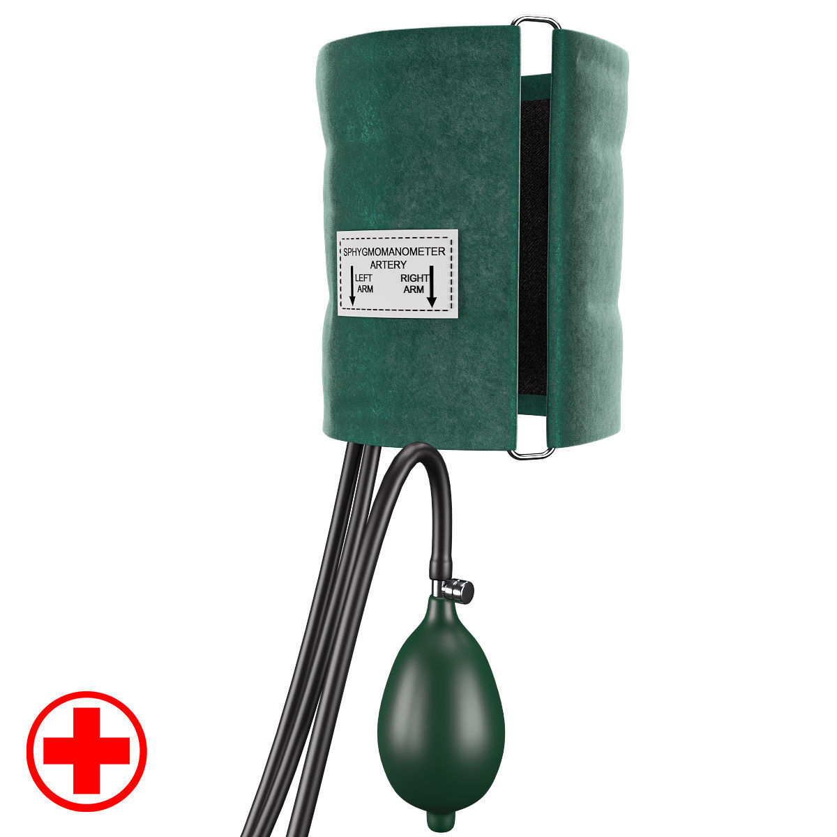 Sphygmomanometer 3D model blood pressure 3D model_4