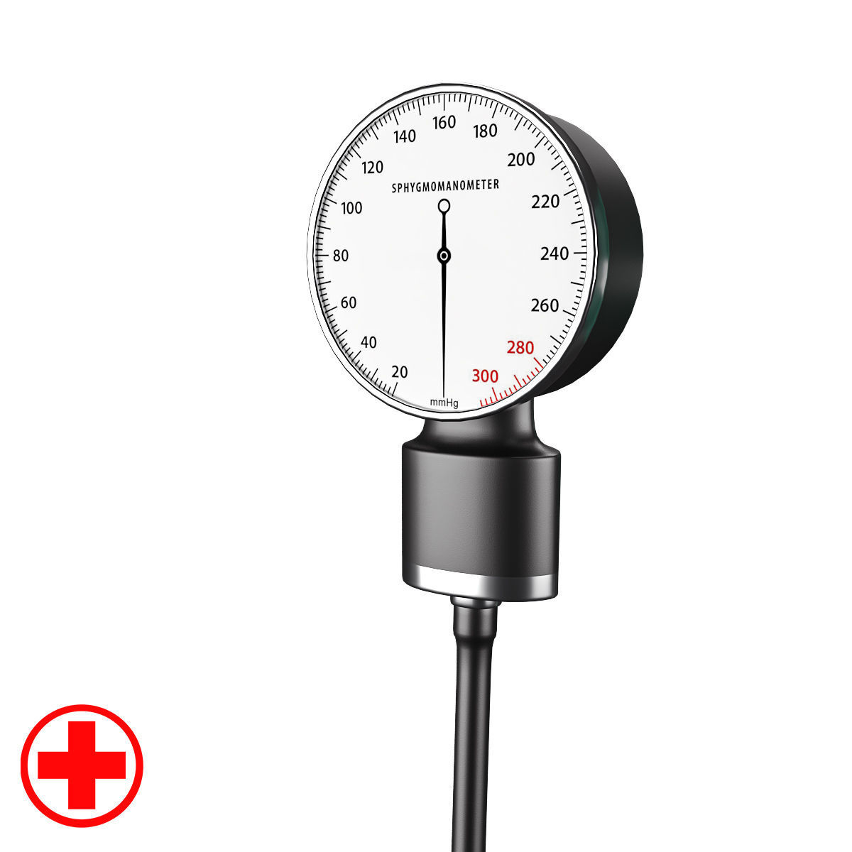 Sphygmomanometer 3D model blood pressure 3D model_11