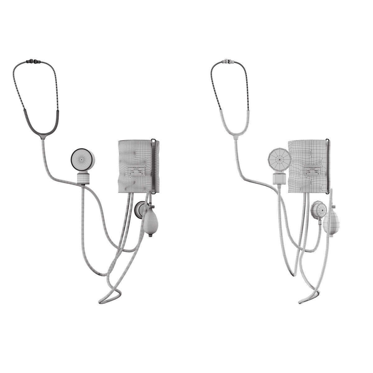 Sphygmomanometer 3D model blood pressure 3D model_13