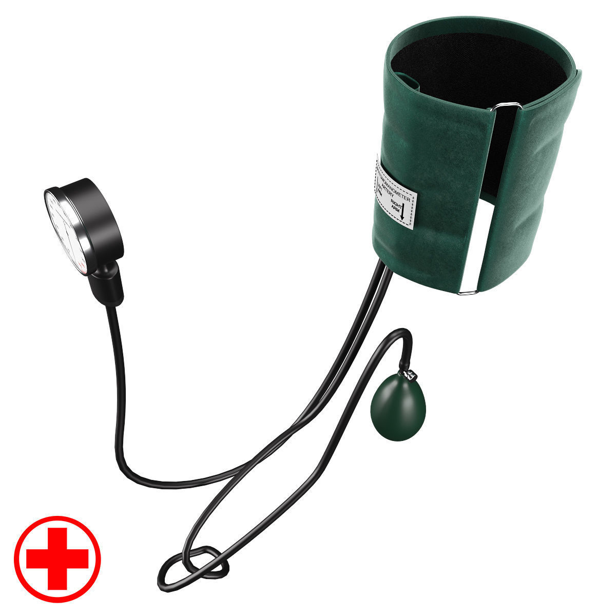 Sphygmomanometer 3D model blood pressure 3D model_5