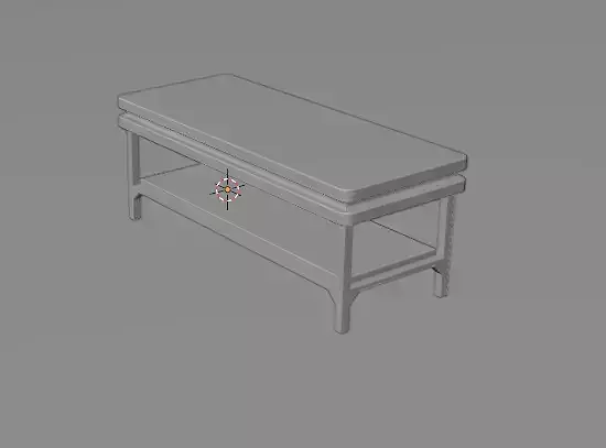 table bench 3D print model