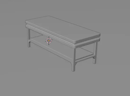 table bench 3D print model