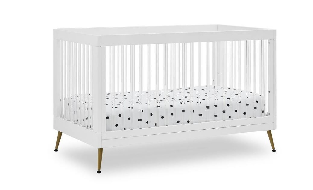Delta Sloane 4-In-1 Acrylic Convertible Crib  3D model_1