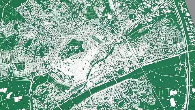 Cityscape Perpignan France