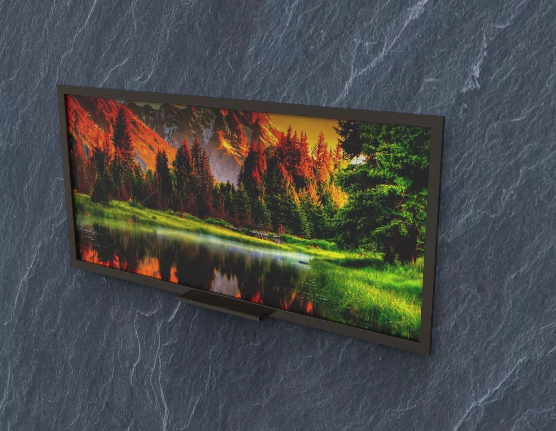 LED TV 3D model