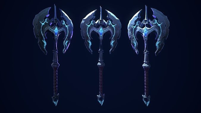 Frost Axe 3D model