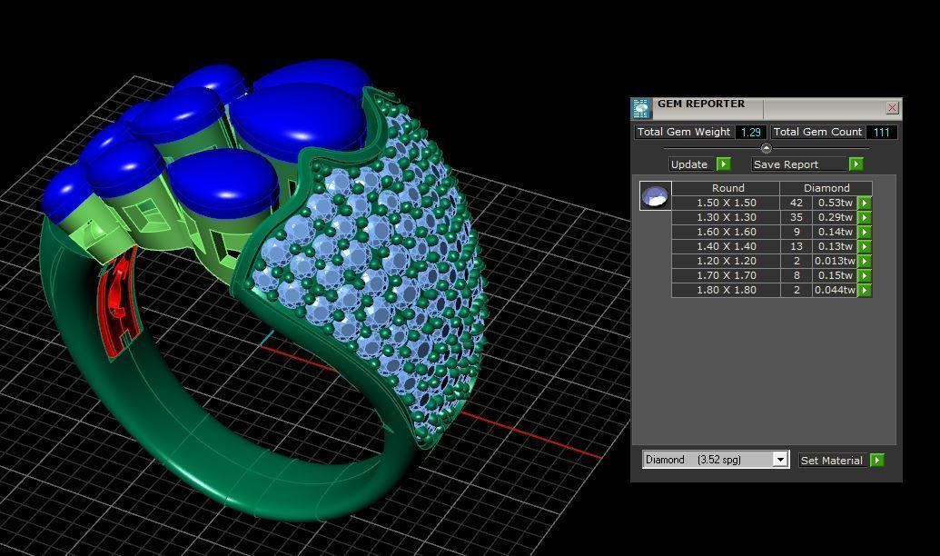 De grisogono ring 3D print model_19