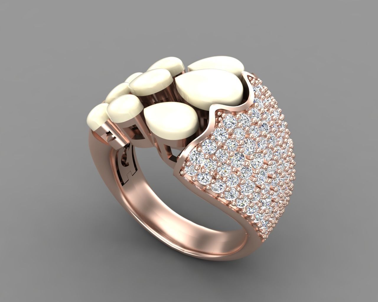 De grisogono ring 3D print model_23