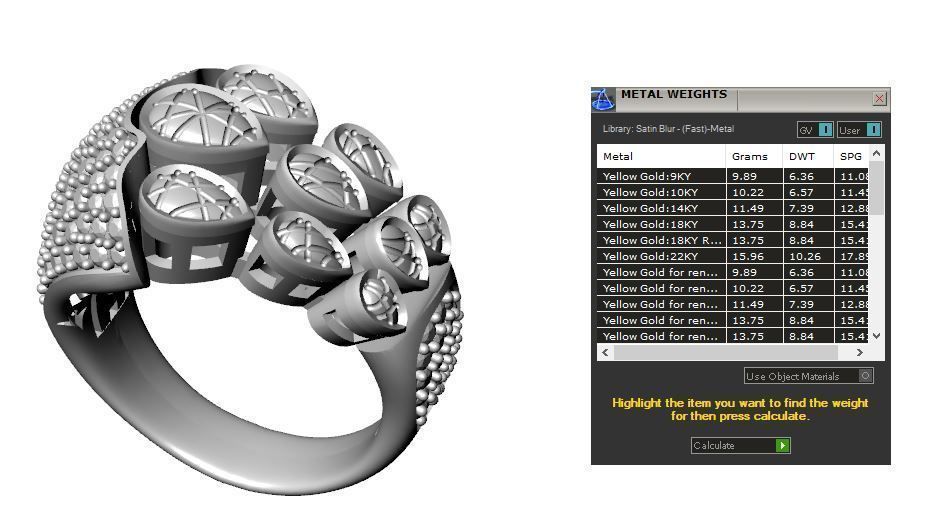 De grisogono ring 3D print model_18