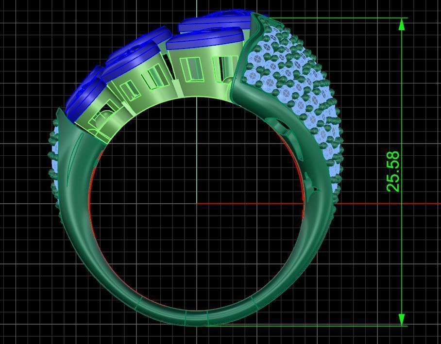 De grisogono ring 3D print model_20
