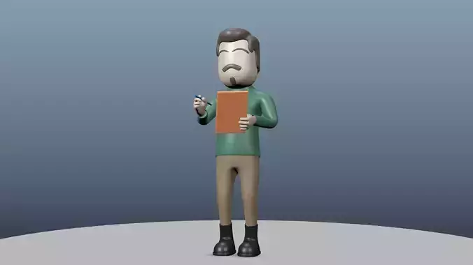 rigged male character