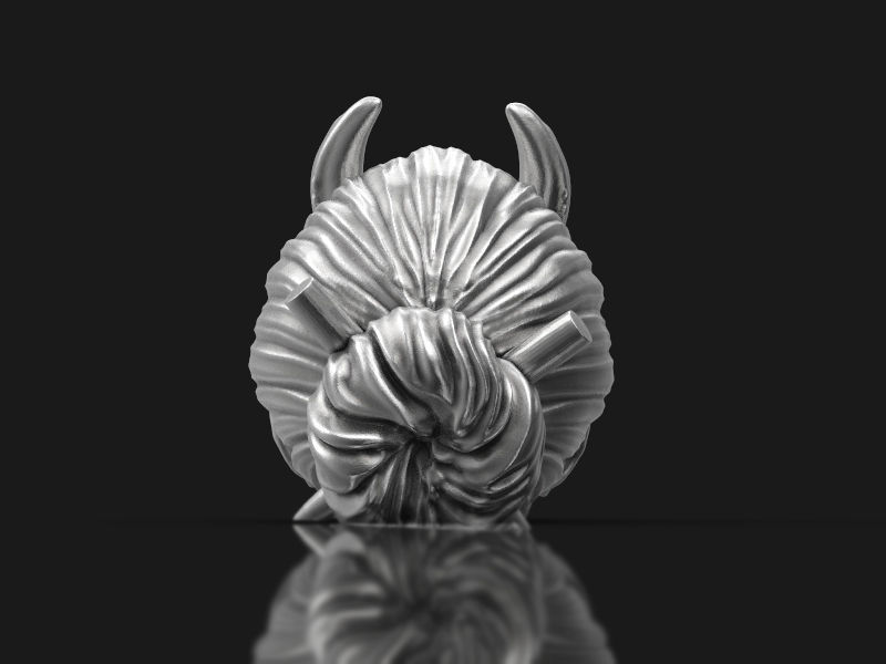 The Japanese demon head 3d model for 3d printing 3D print model 3D print model_8