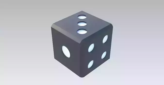 Dice - 3D Model for 3D printing and CGI use