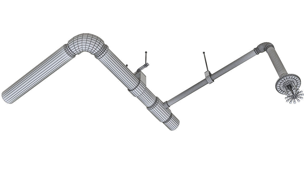 Fire thermal sprinkler 3D model_9