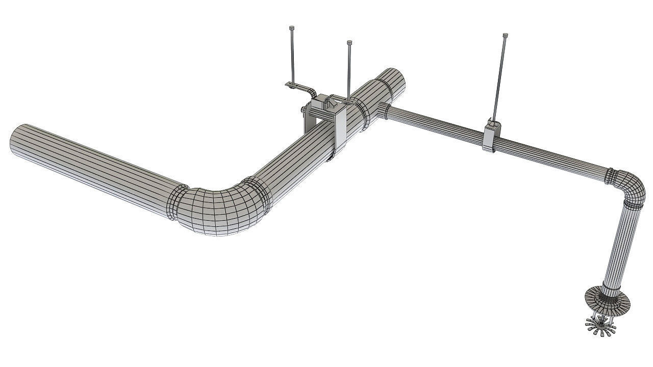 Fire thermal sprinkler 3D model_11