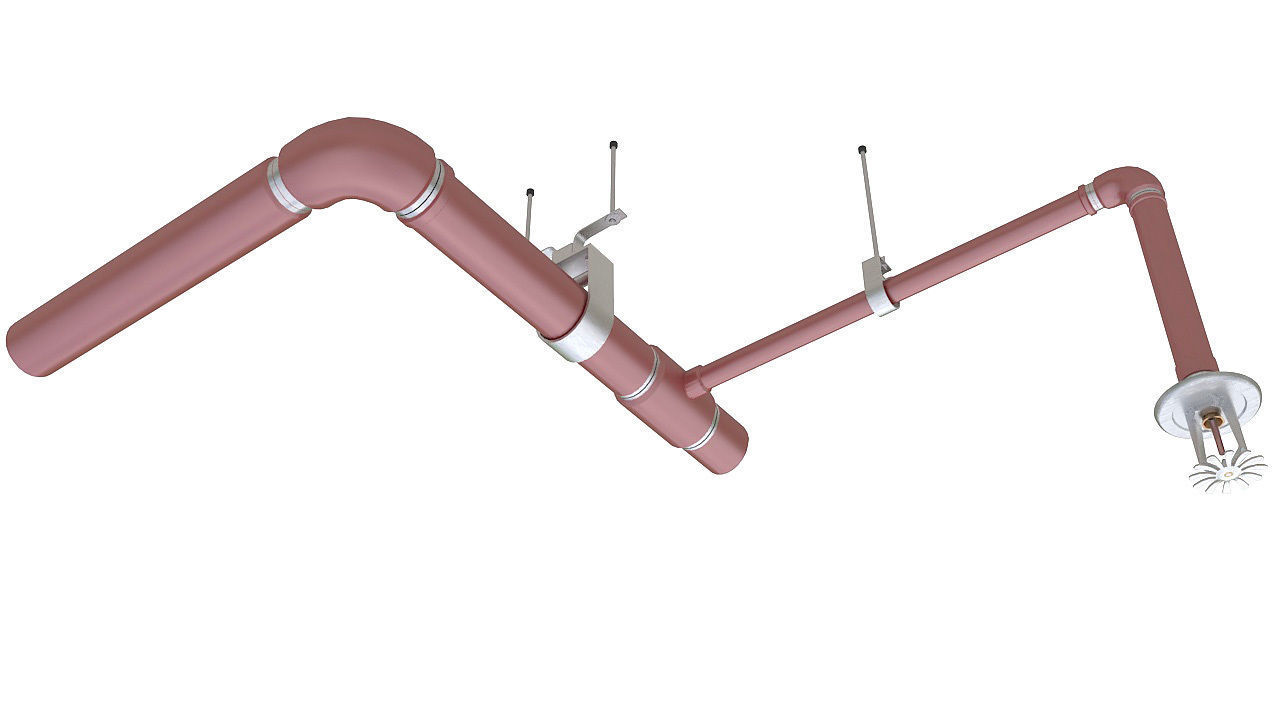 Fire thermal sprinkler 3D model_1