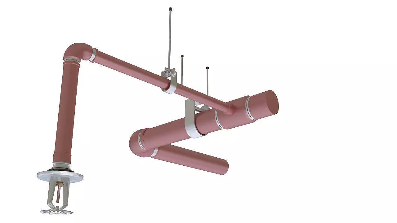 Fire thermal sprinkler 3D model_0