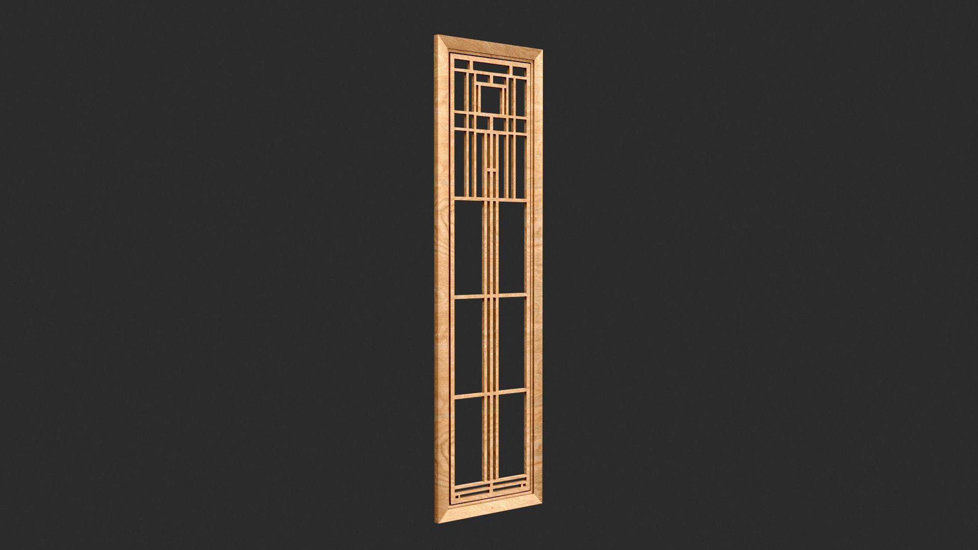 Decorative Door Element 3D model_6