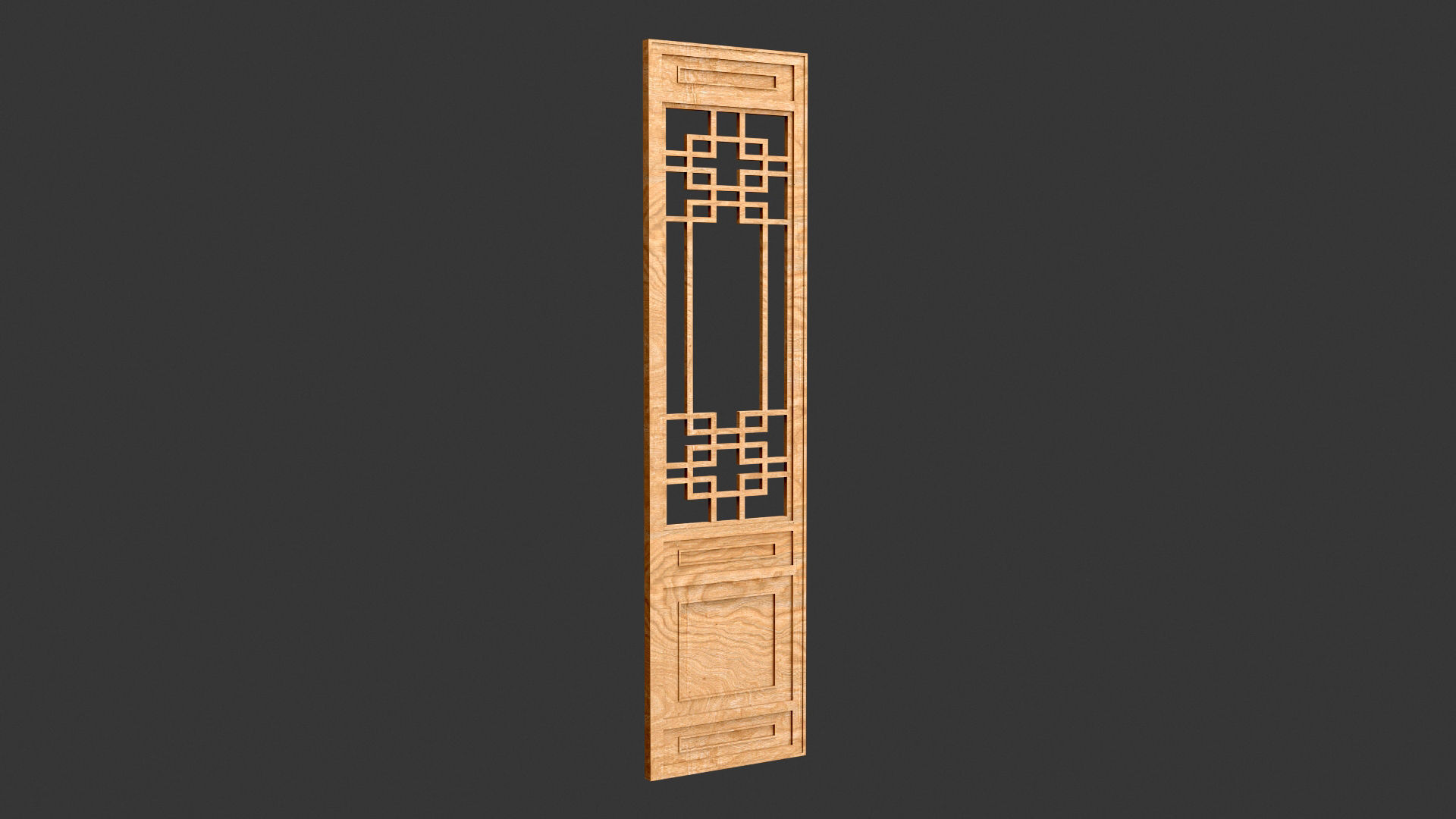 Decorative Door Element 3D model_13