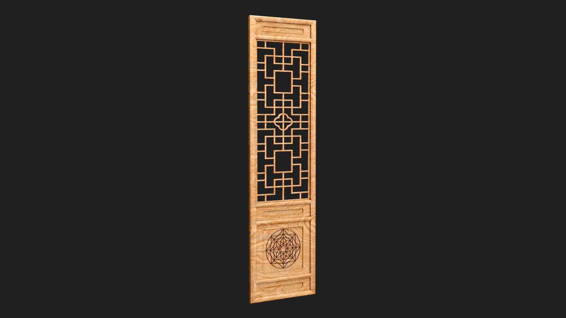 Decorative Door Element 3D model_15