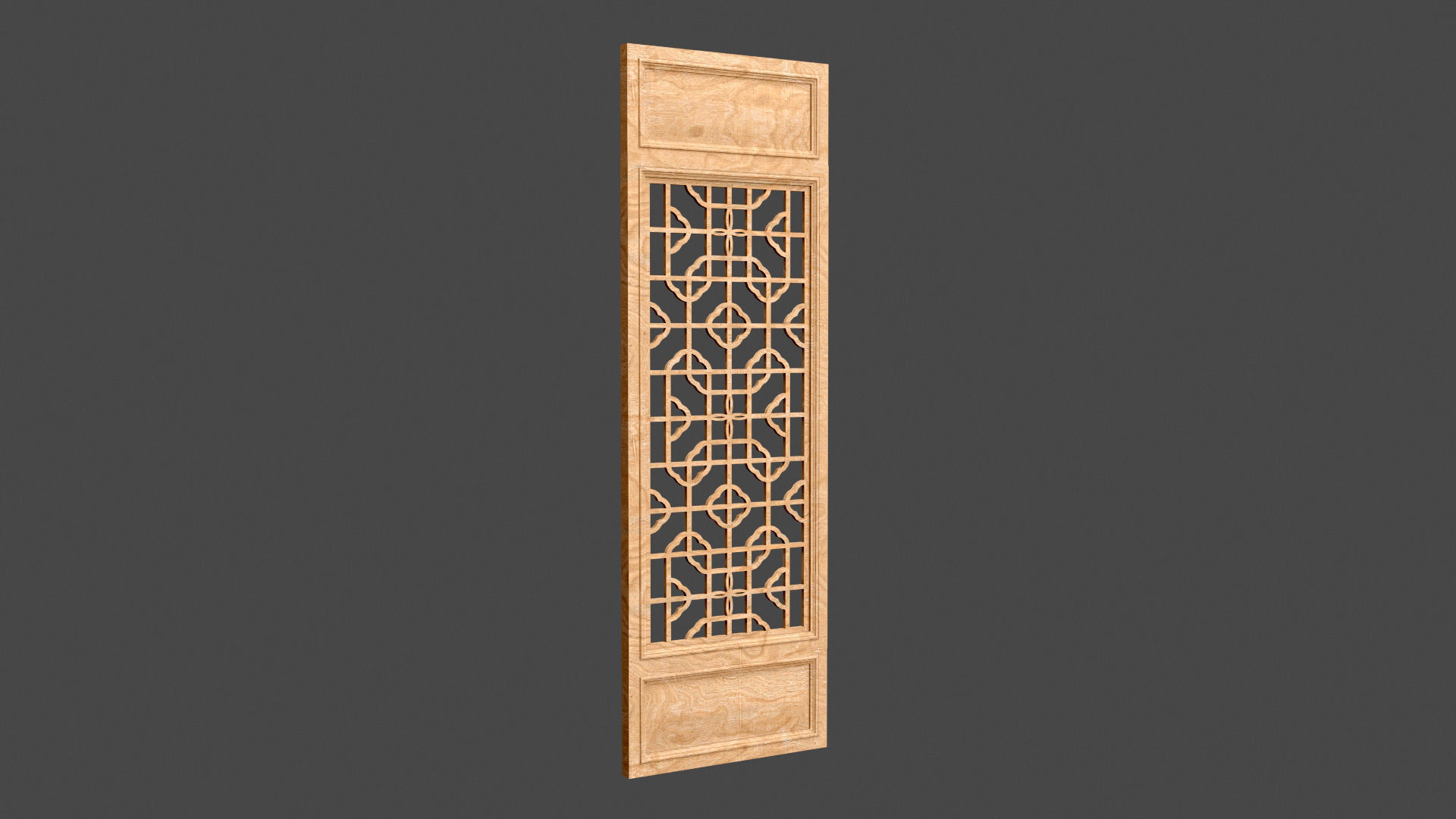 Decorative Door Element 3D model_12