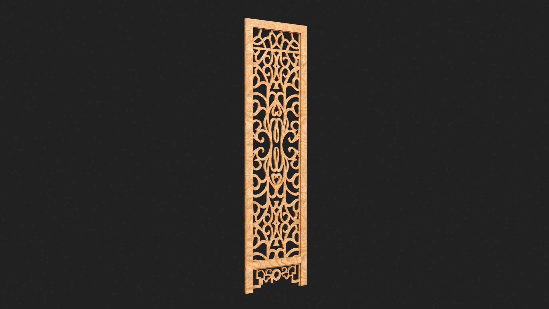 Decorative Door Element 3D model_10