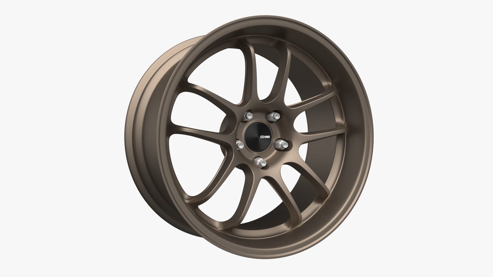 Enkei PF01 EVO Wheel Rim 3D model_11