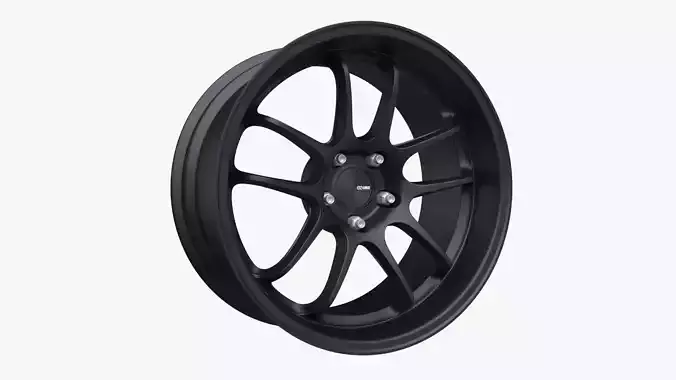 Enkei PF01 EVO Wheel Rim 3D model