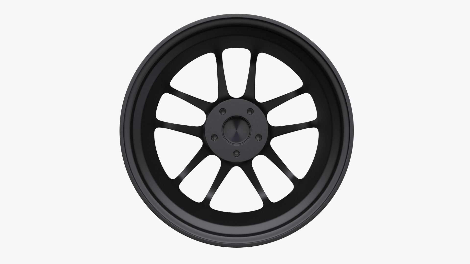Enkei PF01 EVO Wheel Rim 3D model_3