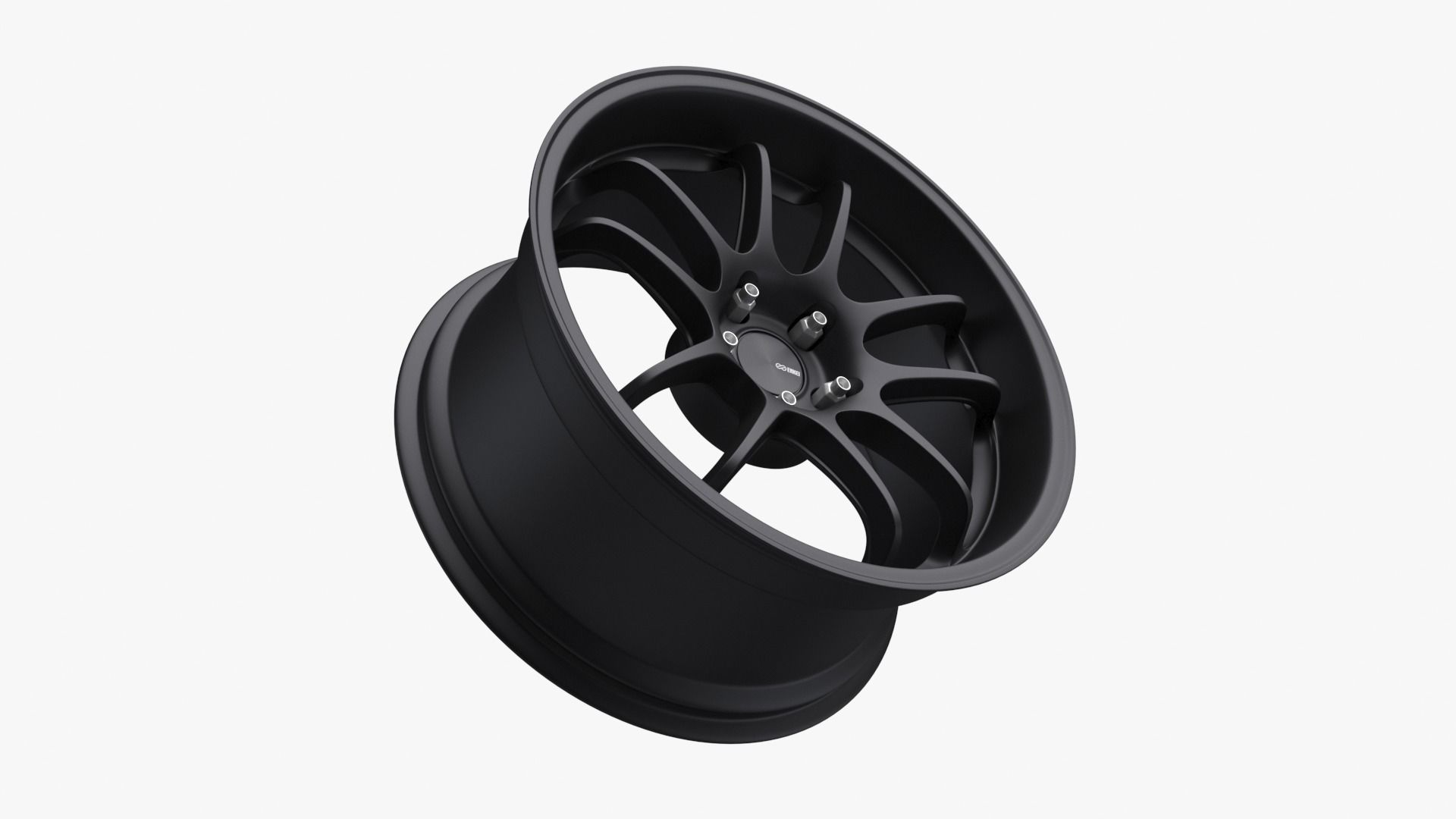 Enkei PF01 EVO Wheel Rim 3D model_9