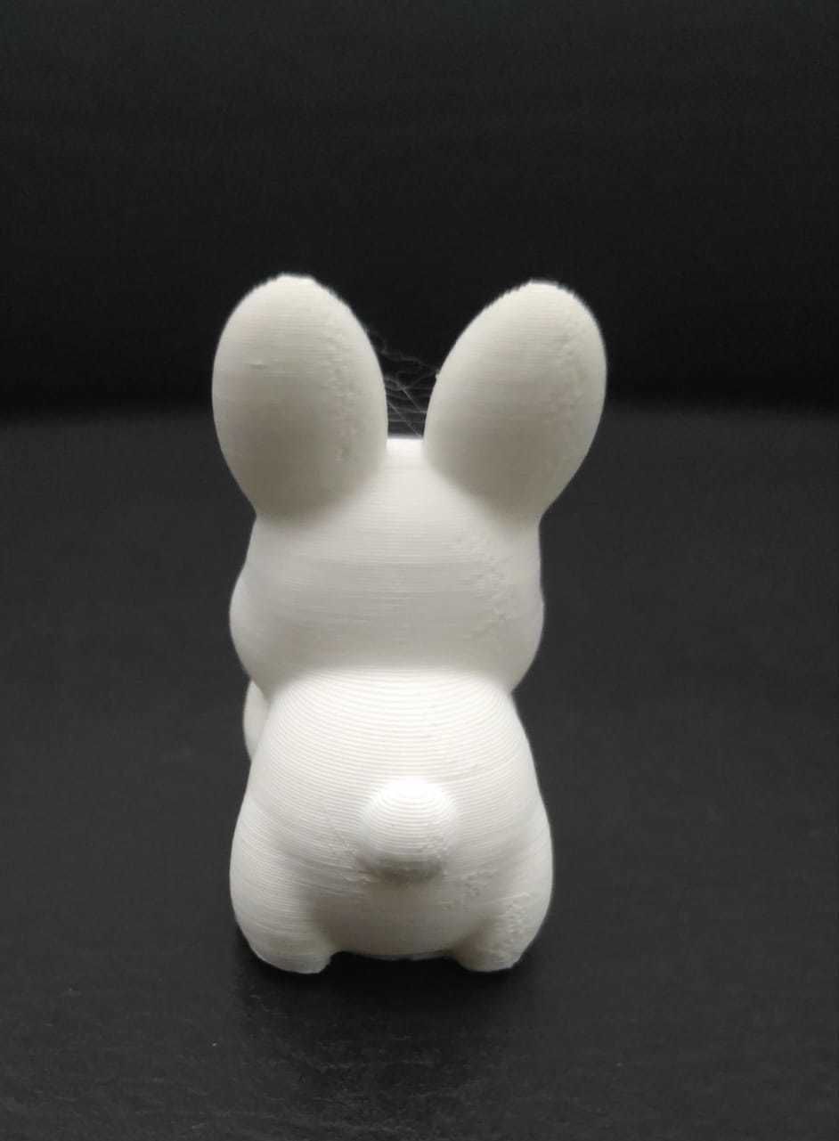 Bunny Picking Up Carrot 3D print model_7