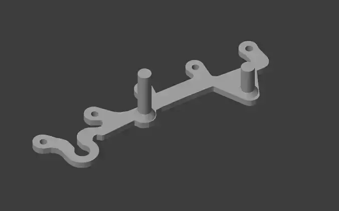 volkswagen bora ventilation movement system 3D print model