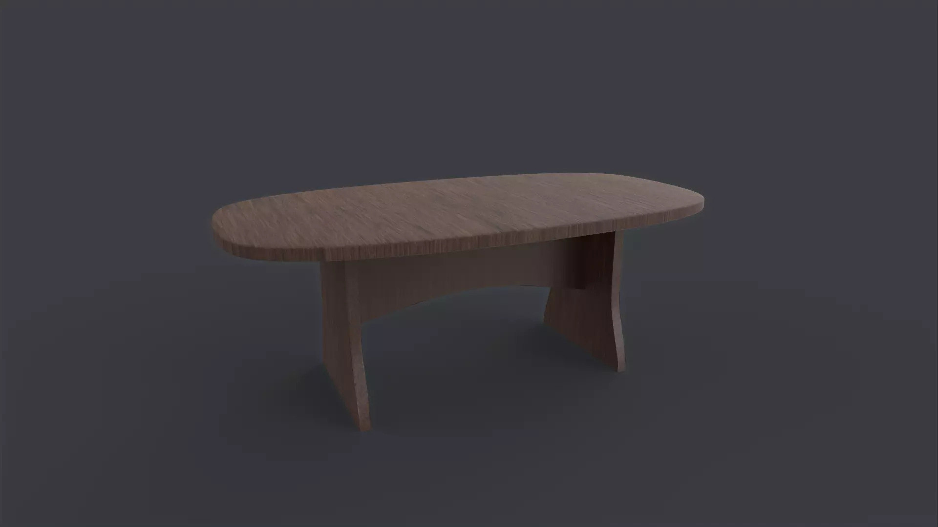Modern Office Meeting Table 3D model
