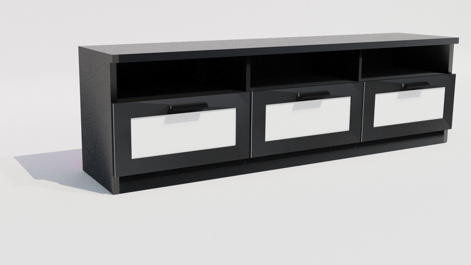 TV Stand Free 3D model_4