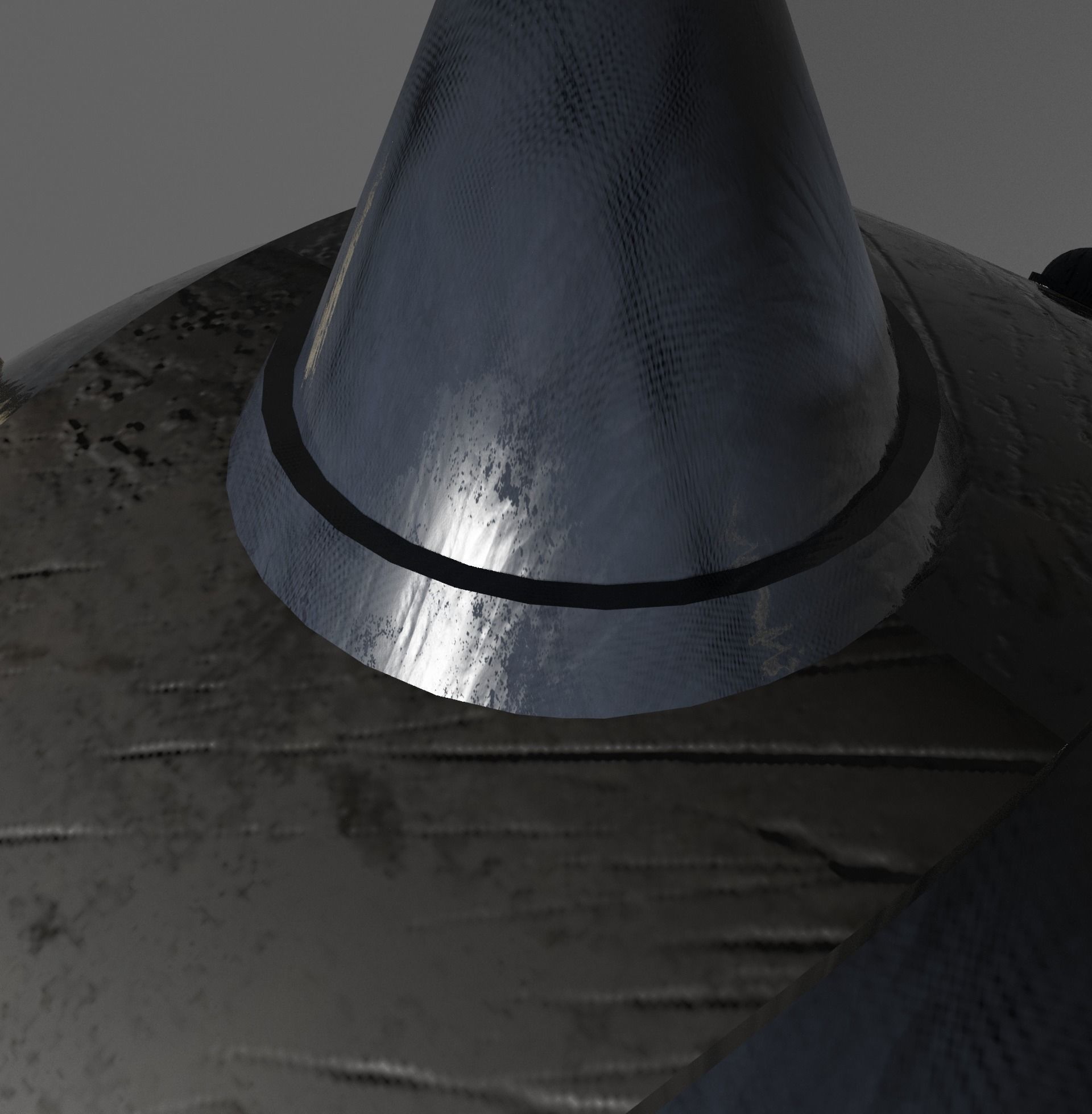 Warrior Helmet Low Poly Helmet Low-poly 3D model_19