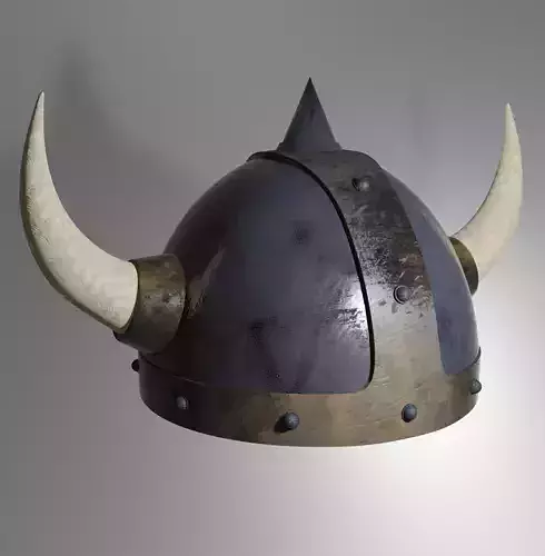 Warrior Helmet Low Poly Helmet