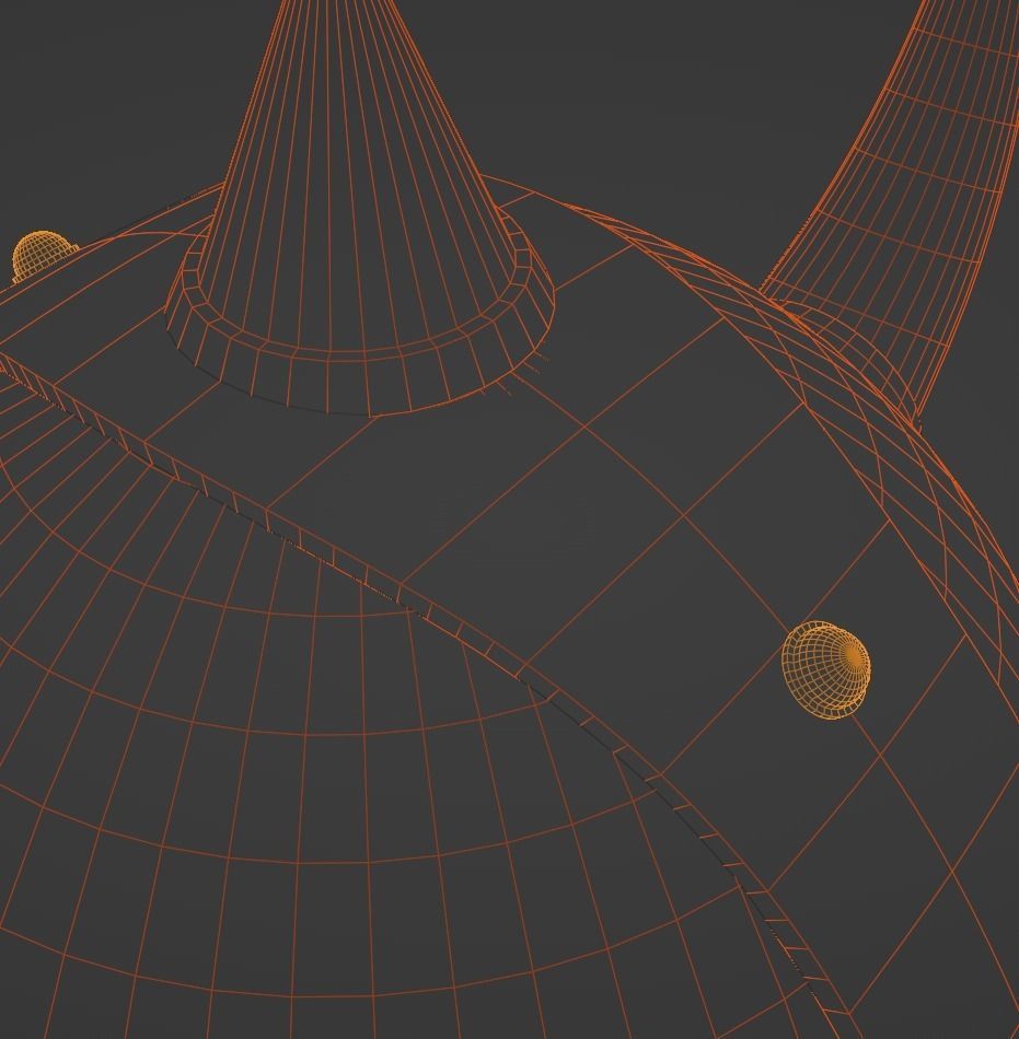 Warrior Helmet Low Poly Helmet Low-poly 3D model_26