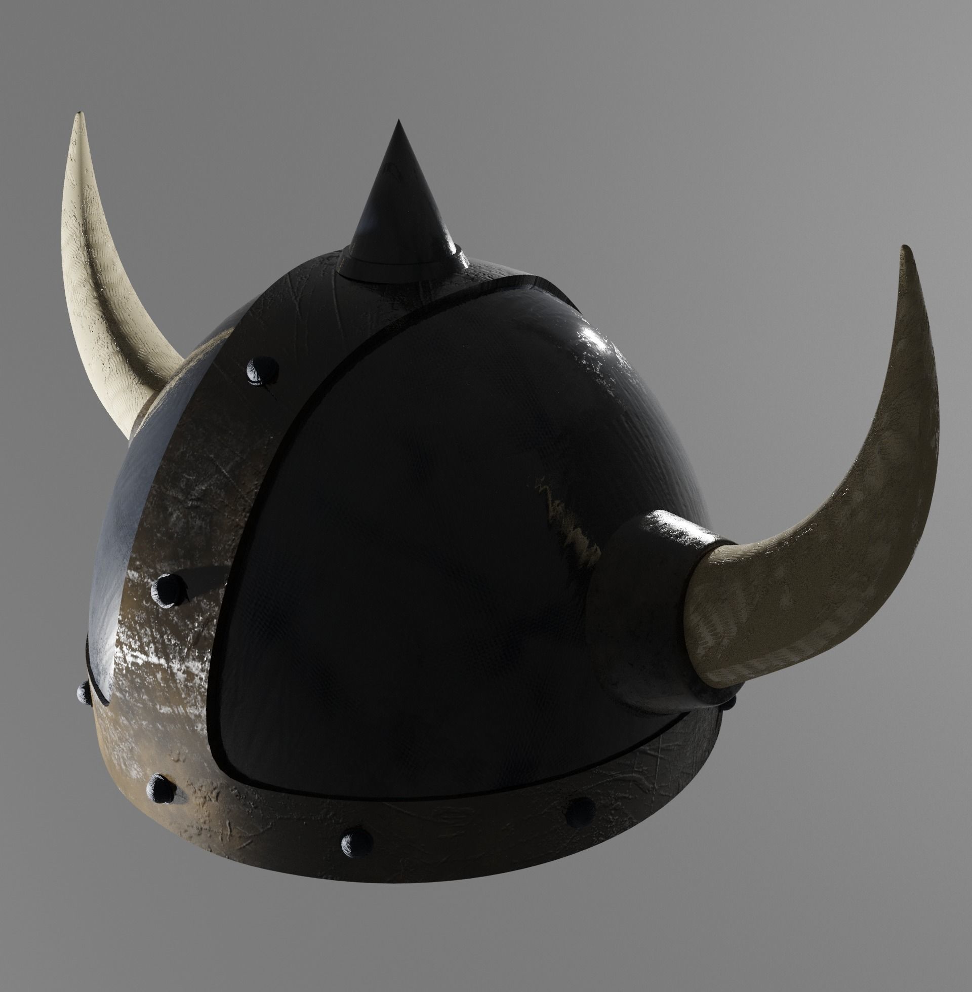 Warrior Helmet Low Poly Helmet Low-poly 3D model_12