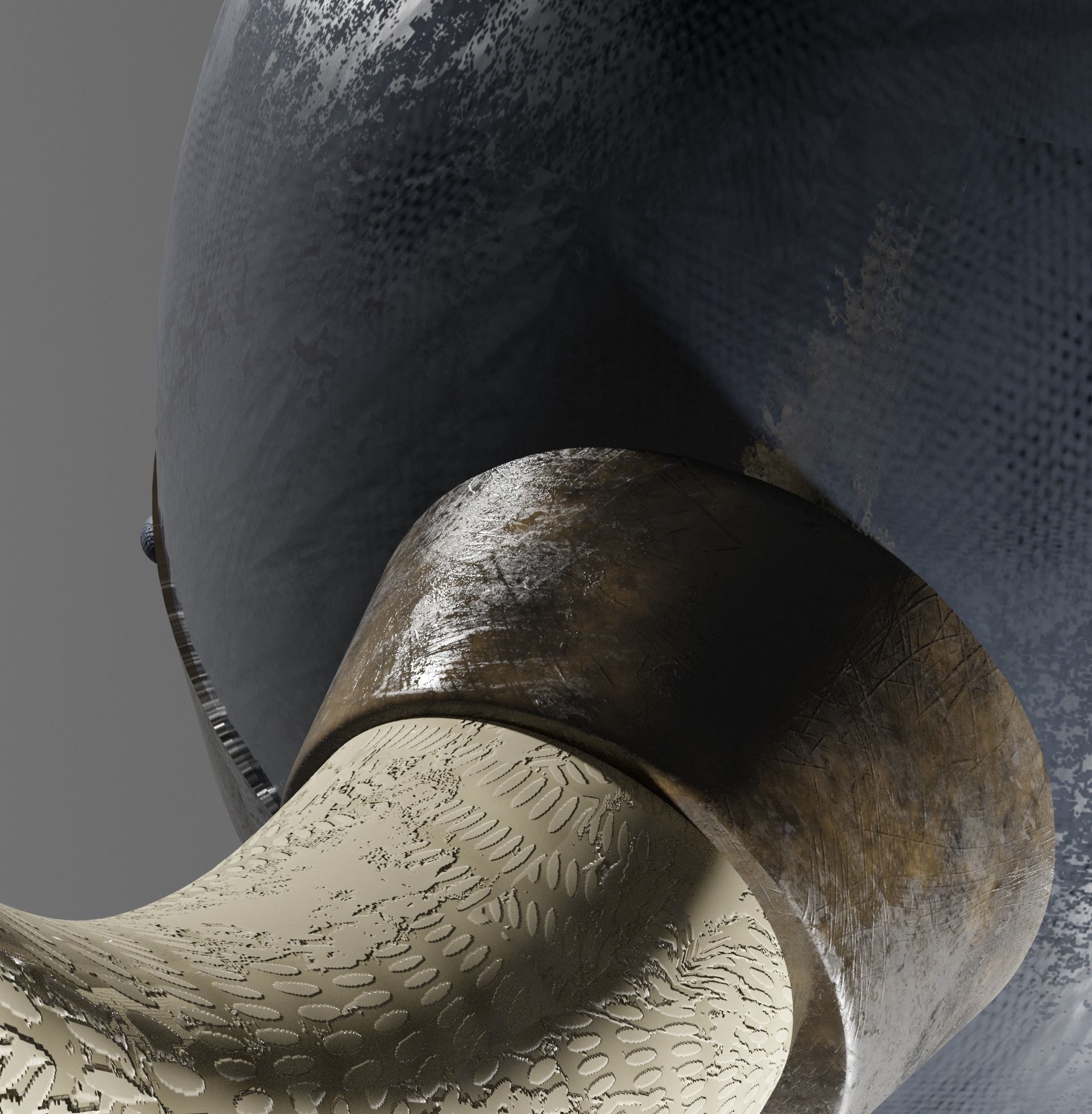 Warrior Helmet Low Poly Helmet Low-poly 3D model_17