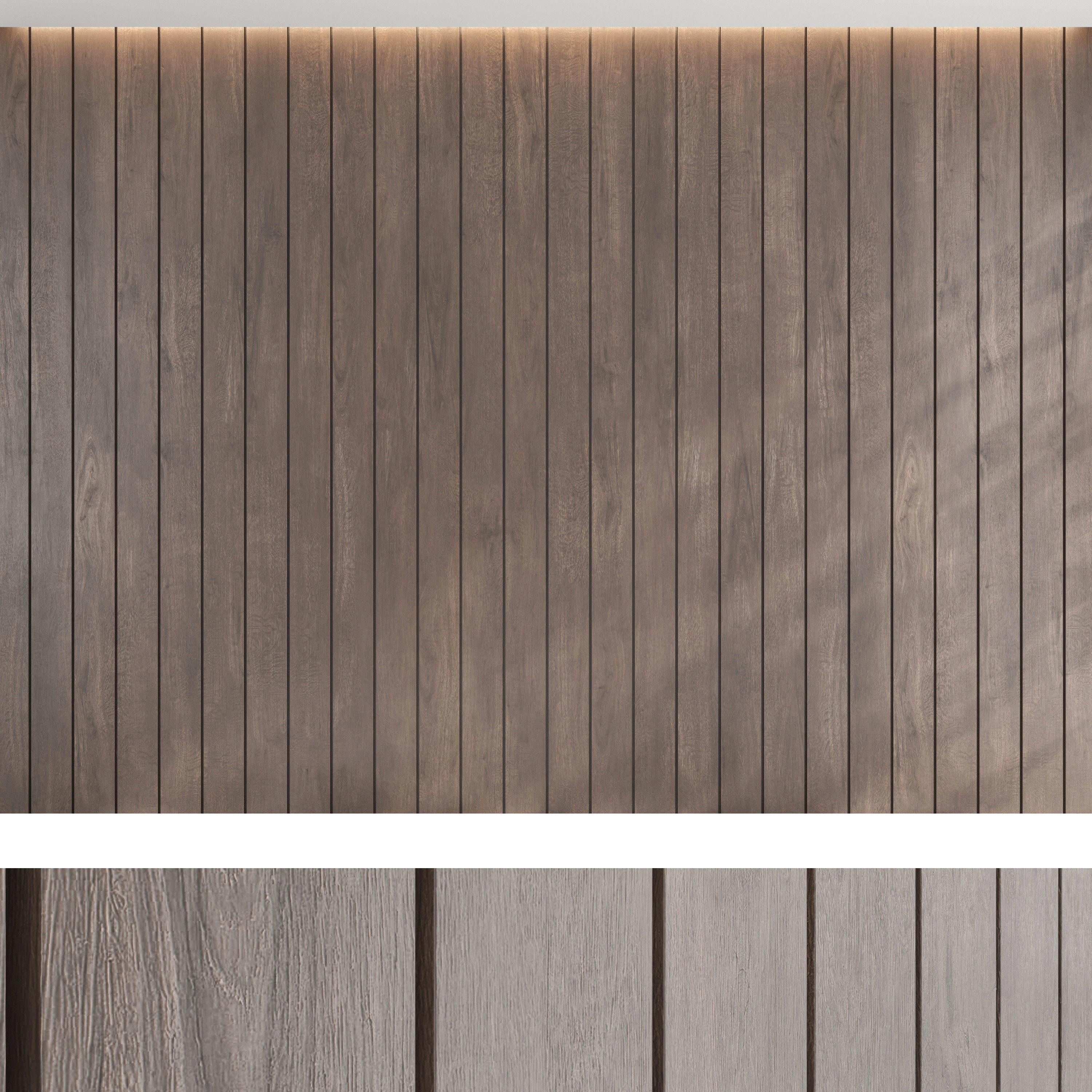 Wood panel set v02 3D model_5