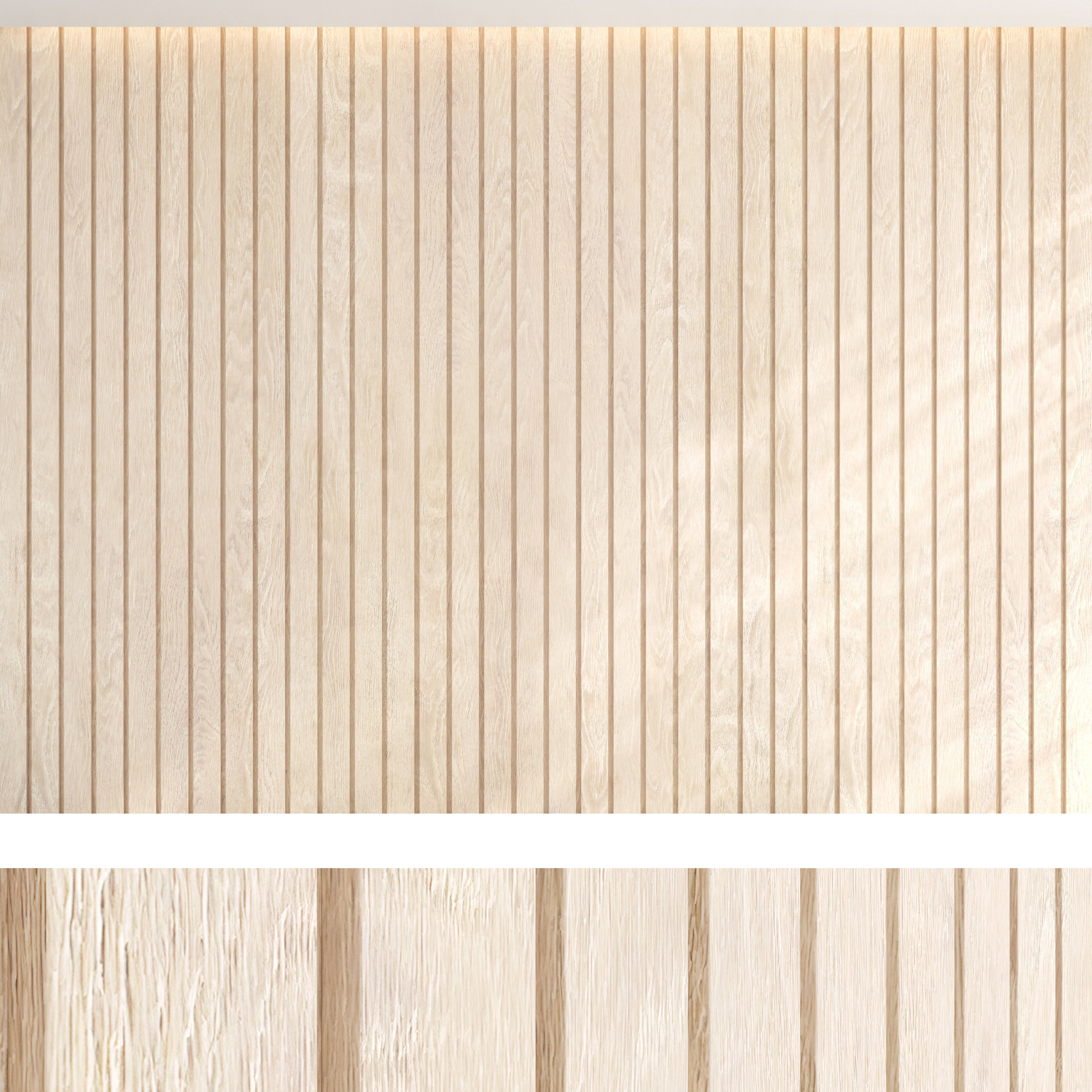 Wood panel set v02 3D model_4