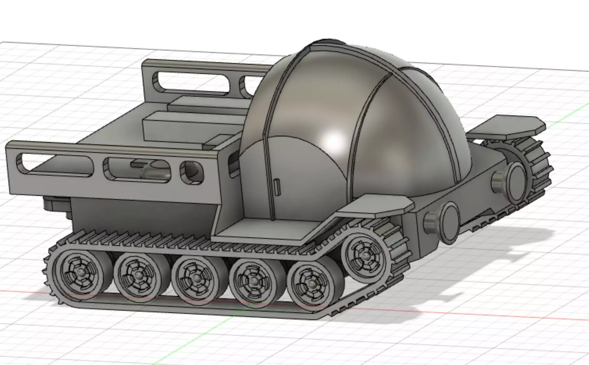 2001 A Space Odyssey Concept Moon Rover Free 3D print model
