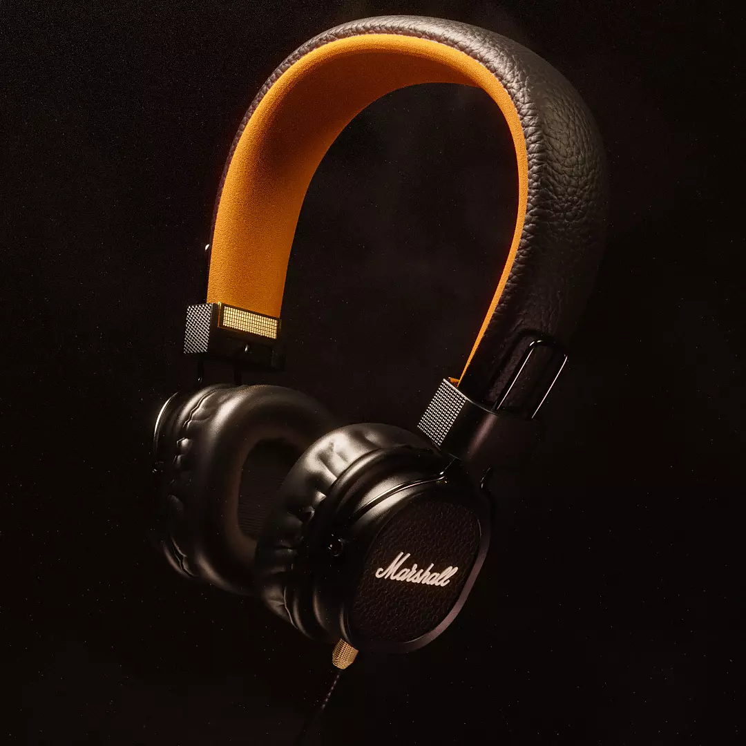 Marshal Headphones Free 3D model