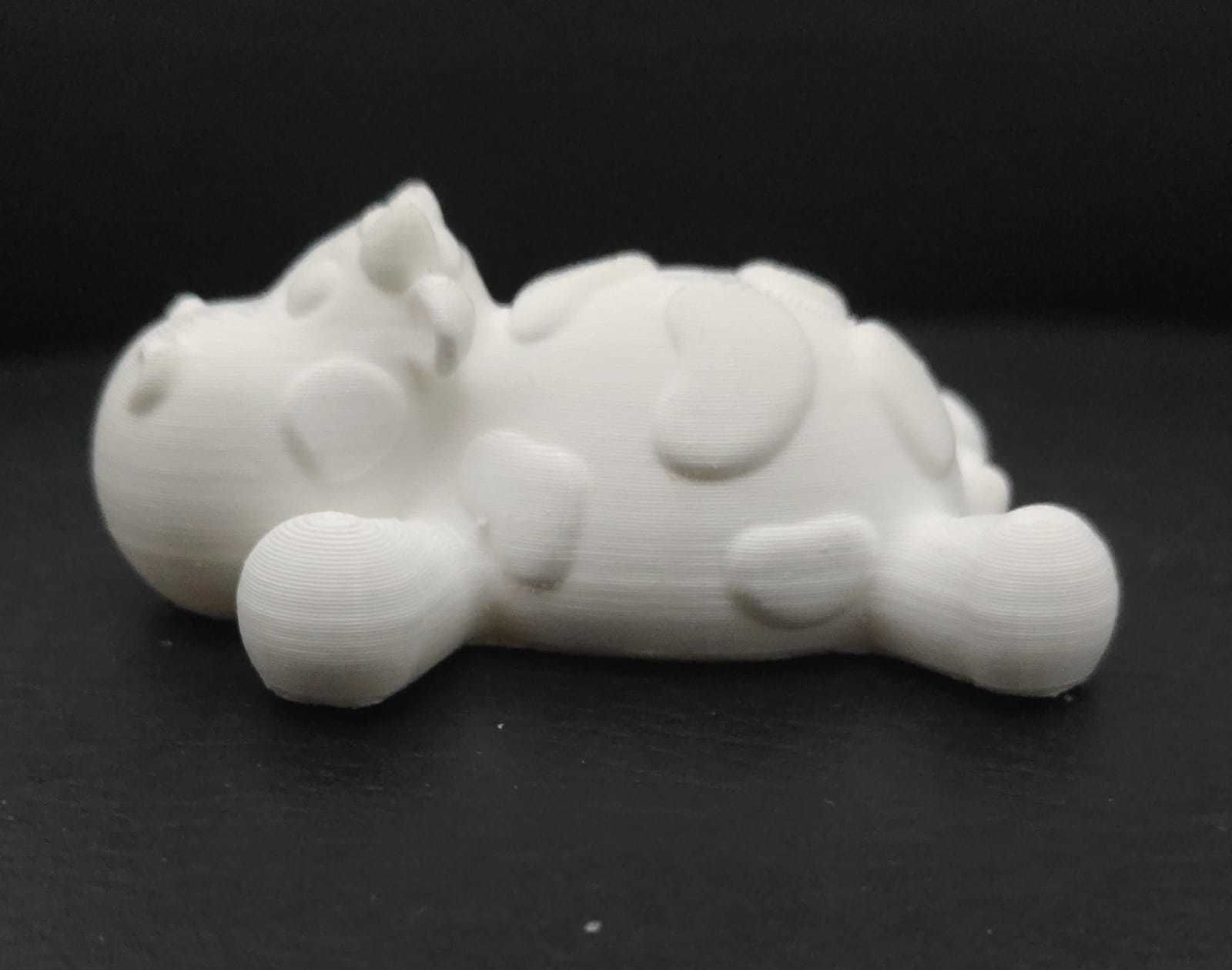Lying Cow 3D print model_6